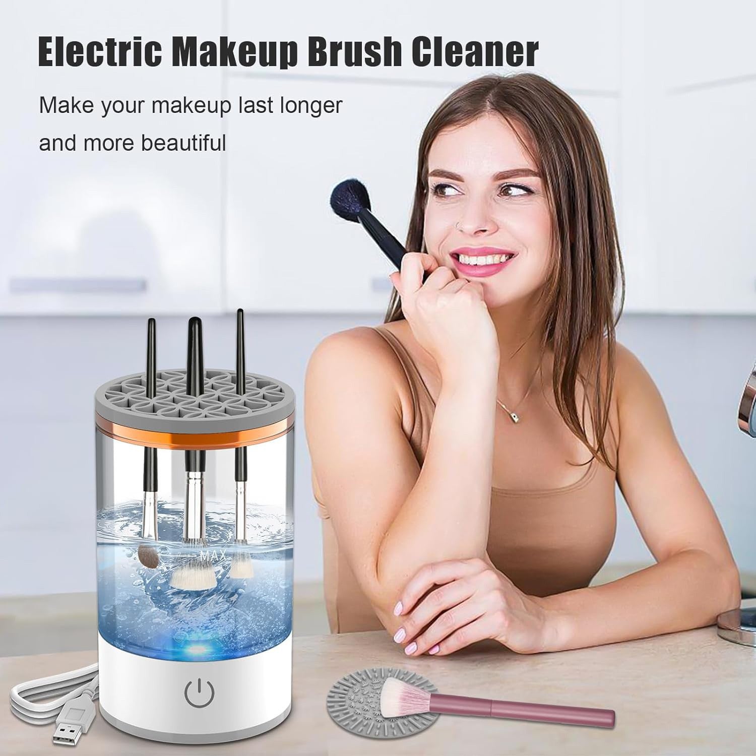 Electric Makeup Brush Cleaner