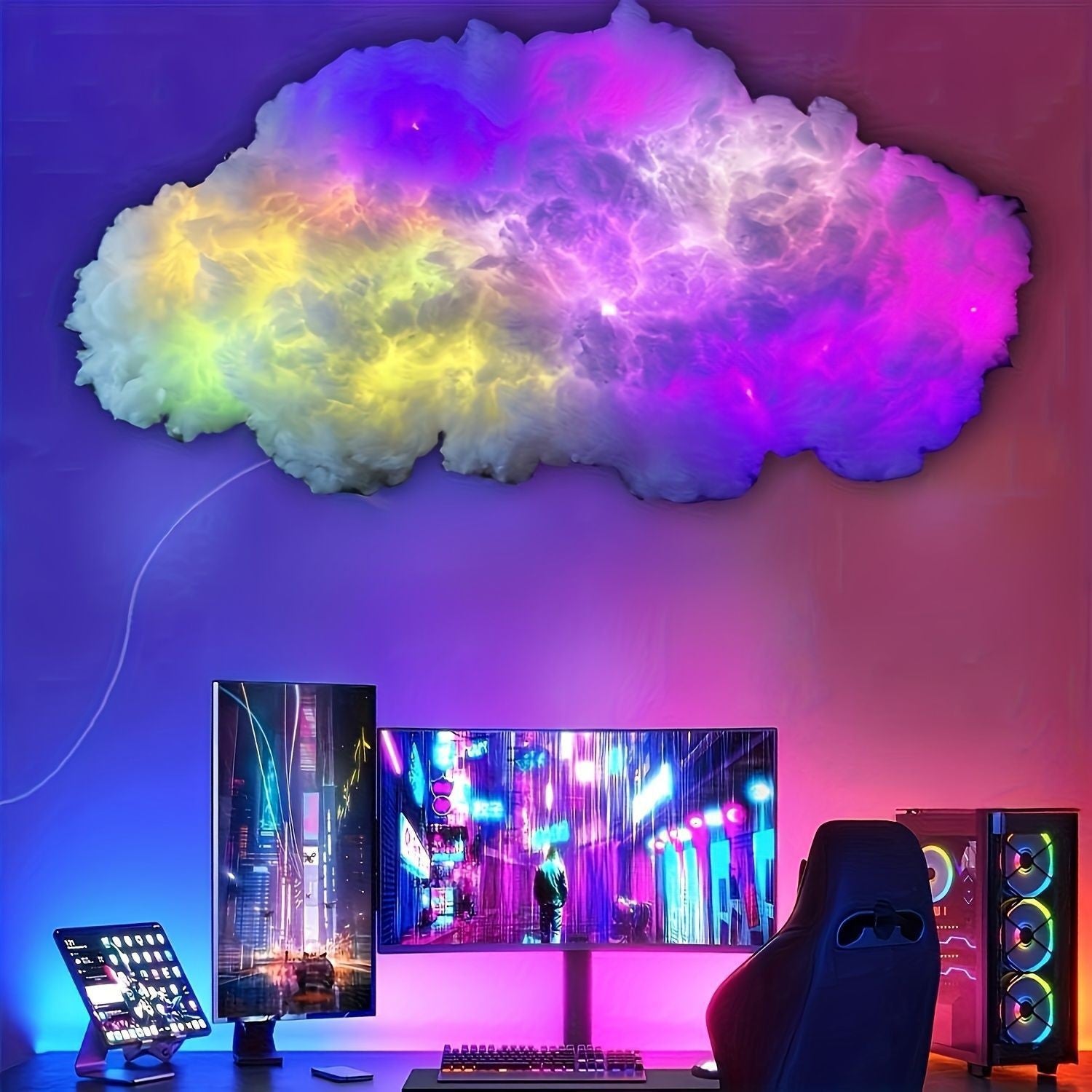 Cloud Lamp RGB Bluetooth App Voice Control Cloud Lamp