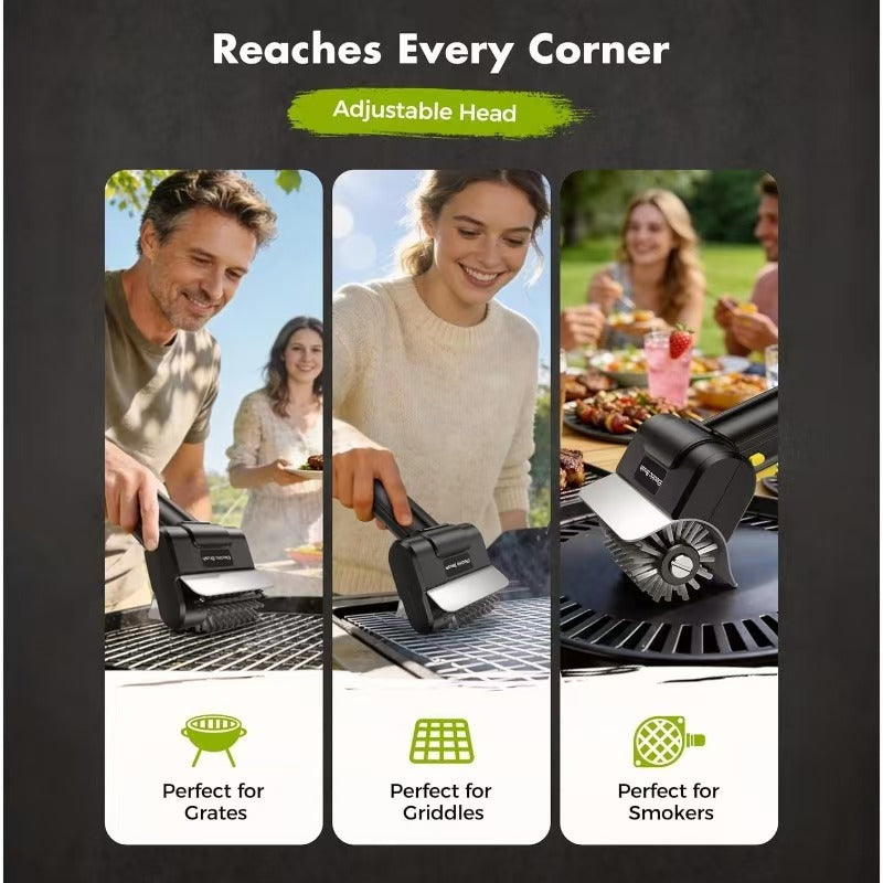 Electric Barbecue Cleaning Brush with Rechargeable Battery